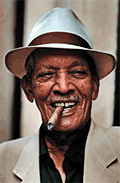 Affiche Avec, con Cuba — Raul Martinez
