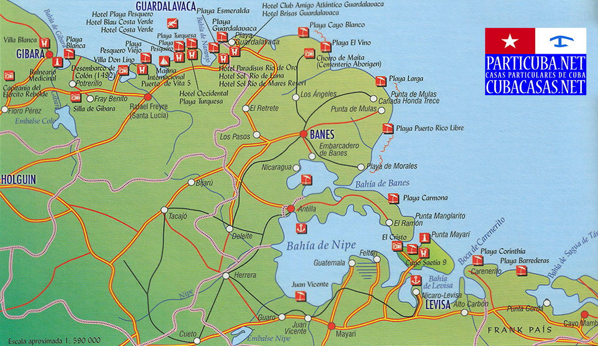 Holguin Gibara Playas Guardalavaca • particuba.net ::: cubacasas.net ::: 