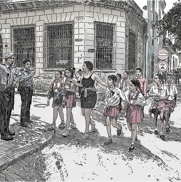 Calle O'Reilly © Kristo, pintor y amigo del pueblo cubano Kristo.ch